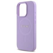 Husa pentru cu  iPhone 16 Pro Max MagSafe Guess - Saffiano - mov deschis