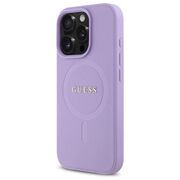 Husa pentru cu  iPhone 16 Pro Max MagSafe Guess - Saffiano - mov deschis