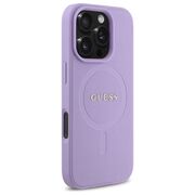 Husa pentru cu  iPhone 16 Pro Max MagSafe Guess - Saffiano - mov deschis