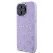 Husa pentru cu  iPhone 16 Pro Max MagSafe Guess - Saffiano - mov