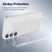 Husa pentru  Samsung Galaxy A16, Anti-Shock 1.5mm, cu protectie lentile, Transparent