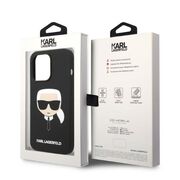 Husa pentru  iPhone 14 Pro  Karl Lagerfeld - Silicone MagSafe - negru denim