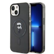 Husa pentru  iPhone 15 Karl Lagerfeld - IML MagSafe - negru denim