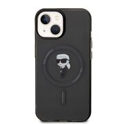 Husa pentru  iPhone 15 Karl Lagerfeld - IML MagSafe - negru denim