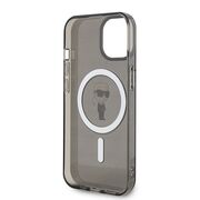 Husa pentru  iPhone 15 Karl Lagerfeld - IML MagSafe - negru denim