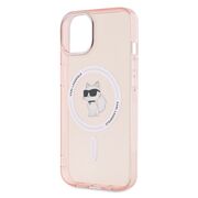 Husa pentru  iPhone 14 Karl Lagerfeld - IML MagSafe - roz