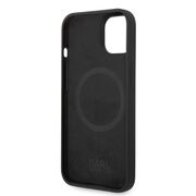 Husa pentru  iPhone 15 Karl Lagerfeld - Silicone MagSafe - negru