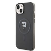 Husa pentru  iPhone 15 Plus Karl Lagerfeld - IML MagSafe - negru denim