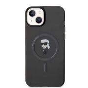 Husa pentru  iPhone 15 Plus Karl Lagerfeld - IML MagSafe - negru denim