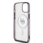 Husa pentru  iPhone 15 Plus Karl Lagerfeld - IML MagSafe - transparent