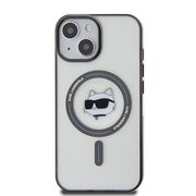 Husa pentru  iPhone 15 Plus Karl Lagerfeld - IML MagSafe - transparent