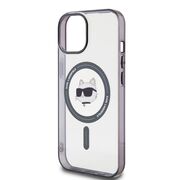 Husa pentru  iPhone 15 Plus Karl Lagerfeld - IML MagSafe - transparent