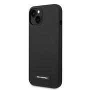 Husa pentru  iPhone 15 Plus Karl Lagerfeld - Silicone MagSafe - negru royal