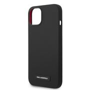 Husa pentru  iPhone 15 Plus Karl Lagerfeld - Silicone MagSafe - negru royal