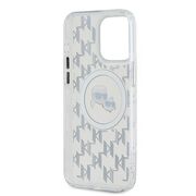 Husa pentru  iPhone 15 Pro Karl Lagerfeld - IML MagSafe - gri deschis