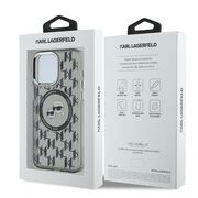 Husa pentru  iPhone 15 Pro Karl Lagerfeld - IML MagSafe - gri inchis