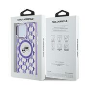 Husa pentru  iPhone 15 Pro Karl Lagerfeld - IML MagSafe - mov