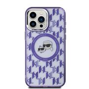 Husa pentru  iPhone 15 Pro Karl Lagerfeld - IML MagSafe - mov