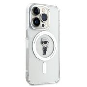 Husa pentru  iPhone 15 Pro Karl Lagerfeld - IML MagSafe - transparent