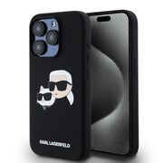 Husa pentru  iPhone 15 Pro Karl Lagerfeld - Silicone MagSafe - kaki