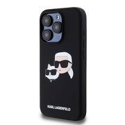 Husa pentru  iPhone 15 Pro Karl Lagerfeld - Silicone MagSafe - kaki