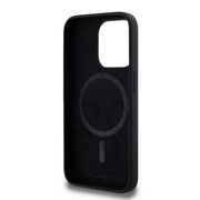 Husa pentru  iPhone 15 Pro Karl Lagerfeld - Silicone MagSafe - negru