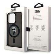 Husa pentru  iPhone 15 Pro Max Karl Lagerfeld - IML MagSafe - negru denim