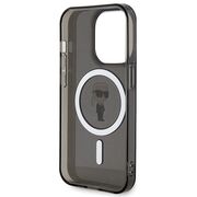 Husa pentru  iPhone 15 Pro Max Karl Lagerfeld - IML MagSafe - negru denim