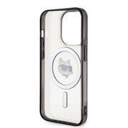 Husa pentru  iPhone 15 Pro Max Karl Lagerfeld - IML MagSafe - negru