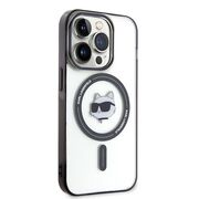 Husa pentru  iPhone 15 Pro Max Karl Lagerfeld - IML MagSafe - negru