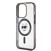 Husa pentru  iPhone 15 Pro Max Karl Lagerfeld - IML MagSafe - negru
