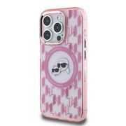 Husa pentru  iPhone 15 Pro Max Karl Lagerfeld - IML MagSafe - roz