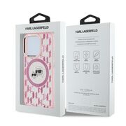 Husa pentru  iPhone 15 Pro Max Karl Lagerfeld - IML MagSafe - roz