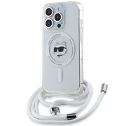 Husa pentru  iPhone 15 Pro Max Karl Lagerfeld - IML MagSafe - transparent neutru