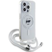 Husa pentru  iPhone 15 Pro Max Karl Lagerfeld - IML MagSafe - transparent neutru