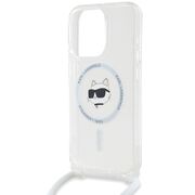 Husa pentru  iPhone 15 Pro Max Karl Lagerfeld - IML MagSafe - transparent neutru