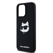 Husa pentru  iPhone 15 Pro Max Karl Lagerfeld - Silicone MagSafe - negru denim