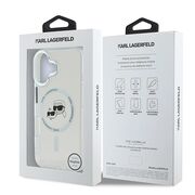Husa pentru  iPhone 16 Karl Lagerfeld - IML MagSafe - alb arctic