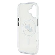 Husa pentru  iPhone 16 Karl Lagerfeld - IML MagSafe - alb arctic