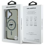 Husa pentru  iPhone 16 Karl Lagerfeld - IML MagSafe - alb optic