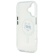 Husa pentru  iPhone 16 Karl Lagerfeld - IML MagSafe - alb zapada