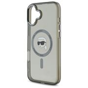 Husa pentru  iPhone 16 Karl Lagerfeld - IML MagSafe - gri deschis