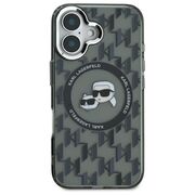 Husa pentru  iPhone 16 Karl Lagerfeld - IML MagSafe - gri inchis