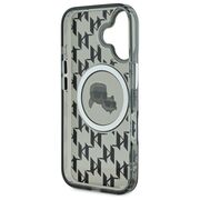 Husa pentru  iPhone 16 Karl Lagerfeld - IML MagSafe - gri inchis