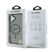 Husa pentru  iPhone 16 Karl Lagerfeld - IML MagSafe - gri