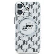 Husa pentru  iPhone 16 Karl Lagerfeld - IML MagSafe - transparent