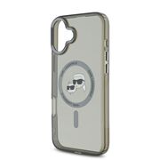 Husa pentru  iPhone 16 Plus Karl Lagerfeld - IML MagSafe - gri deschis