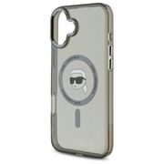 Husa pentru  iPhone 16 Plus Karl Lagerfeld - IML MagSafe - gri inchis