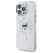 Husa pentru  iPhone 16 Pro Karl Lagerfeld - IML MagSafe - alb optic