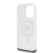 Husa pentru  iPhone 16 Pro Karl Lagerfeld - IML MagSafe - alb